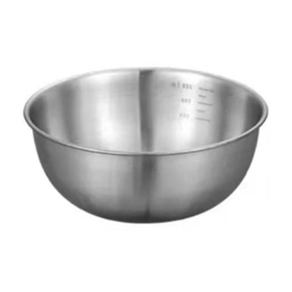 UNTERING Convenient Storage Bowl Metal Nesting Bowl StainIess Steel Cooking Basins Multifunctional Bowl for Dessert Eggs Beating