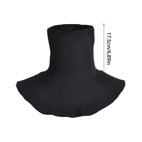 UNTERING Detachable Collar Solid Color False Fake Collar Turtleneck Detachable Half Top Neck
