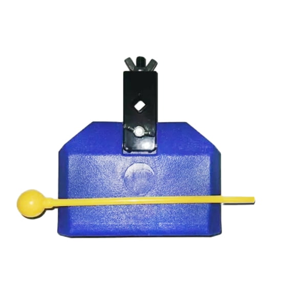 UNTERING Drum Bells Music Cowbell Highly and Low Tone Bells Drum Knocker Cowbell Clapper Percussions Instruments Easy to Install