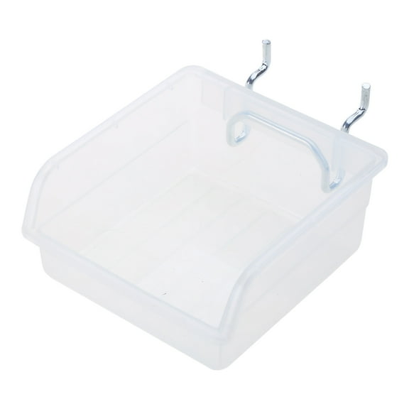 UNTERING Efficient Pegboard Storage Bins with Hook and Labels Practical Peg Board Basket Effective Hardware Storage Solution