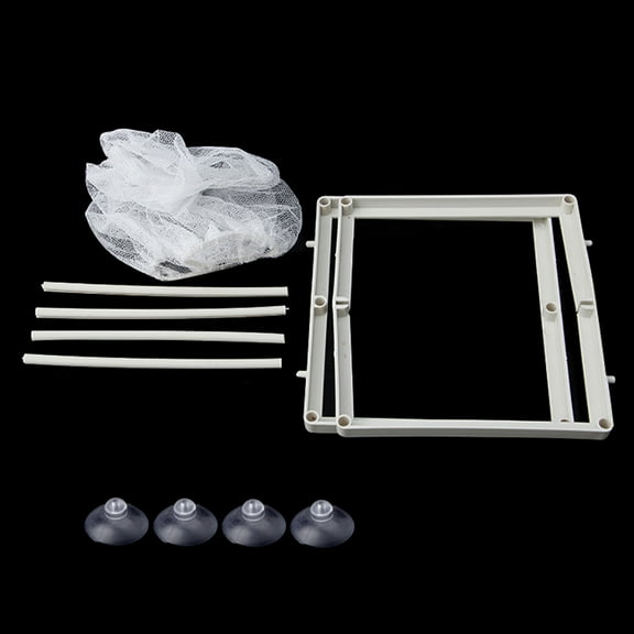 UNTERING Fish Nursery for Aquarium Breeding Net Hatchery Incubator with Suction Cup on Breeder Box