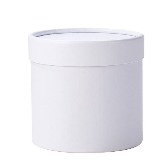 Empty Round Gift Boxes with lid Cardboard Flower Package Box Wedding Decoration Table Centerpieces Anniversary Supplies