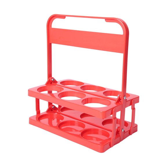 UNTERING Foldable Beer Rack Portable Beer Rack Basket Durable Folding Beer Holder Beer Bottle Carrier for Picnics and Camping