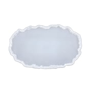 UNTERING Geode Resin Coaster Molds Silicone Agate Coaster Molds Coaster Storage Stand Silicone Molds Silicone Resin Tray Mold