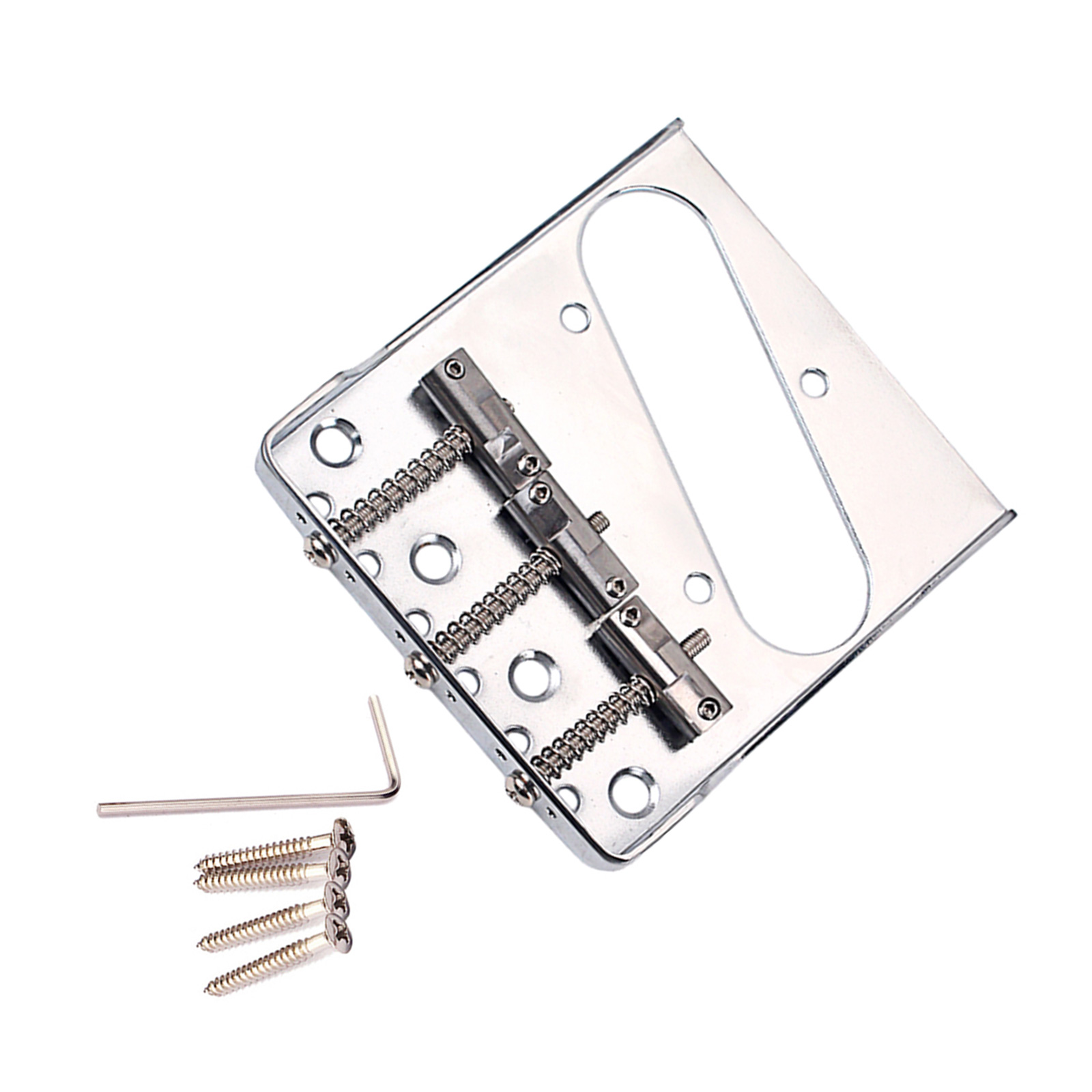 UNTERING Guitar Bridge Tailpiece 3 Brass Saddles Bridge Vintage Guitar ...