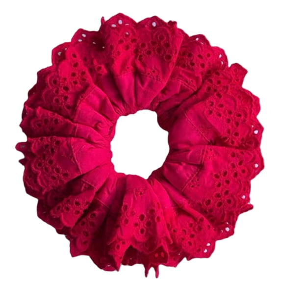 UNTERING Hair Band Lace Hair Scrunchies Soft Elastic Hair Ties Set for Women Teenage Girls Ponytail Holders Elastic Hair Accessories