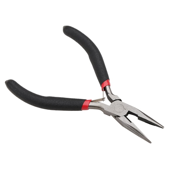 UNTERING Hand Pliers 5inch Handmade Pliers Practical Jewelry Diy Hand Tool Black Handle Needle Nose Pliers 1PC