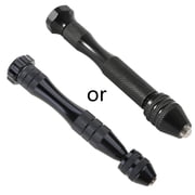 UNTERING Hand Twist Drill 1 Set Professional Twist Drill Bits Precision Pin Vise Mini Micro Hand Drill Bit Set Rotary Tools for w/ 20 Drill Bits B