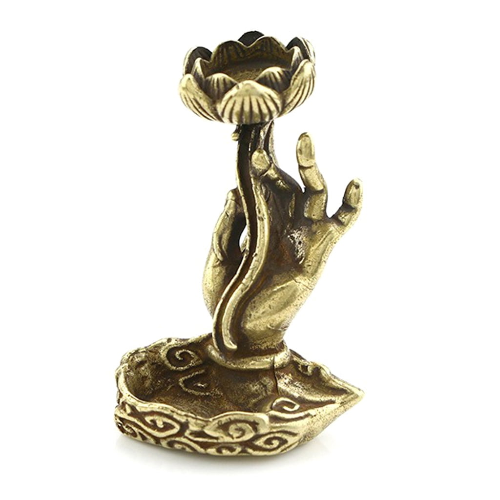 UNTERING Incense Burner for Hand Backflow Holder Metal Censer for Home ...
