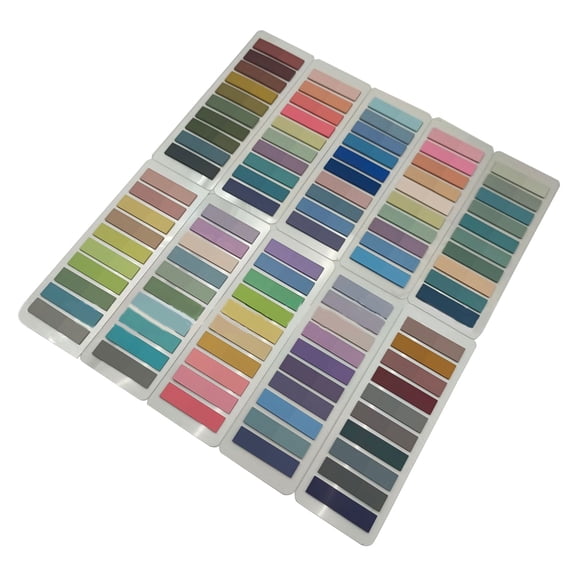 UNTERING Index Post 2400/2000Pcs Sticky Tabs,Sticky Index Tabs, Book Tabs, Page Markers Book Tabs for Notebooks, MultiColored Writable Tabs
