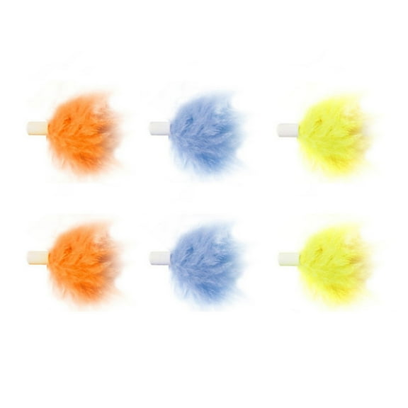 UNTERING Interactive for Cat Toy Funny Simulation Replacements for Head Stick Toy for Head for FOFO Kitten Playing Teaser