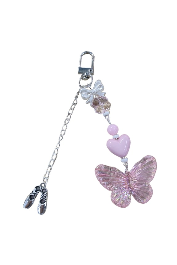 Keychain Shoes Charm Keychains Sweet Pendant Hanging Ornament Keyring Backpack Decoration for Women Girls