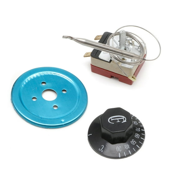 UNTERING Knob Temperature Control 250V 16A Temperature Controller 30-110 Thermostat Knob Capillary