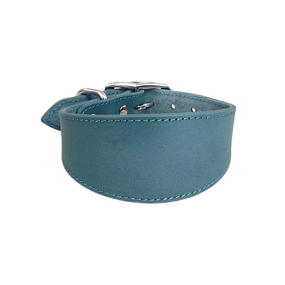UNTERING Leathers Dogs Collar Soft Padded Collar for Whippets Salukis Sighthounds Dogs Adjustable Collar Large Breeds Dogs Supply