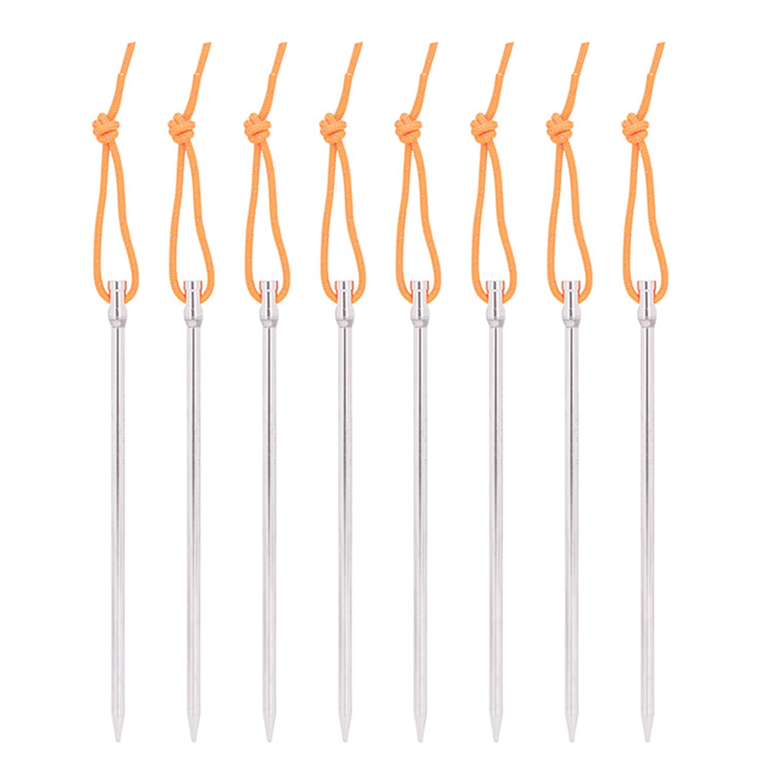 UNTERING Long Camping Tent Stake Alloy Canopy Stakes Spikes Heavy Duty Tent Peg Wind-proof Lengthened Tent Ground Peg