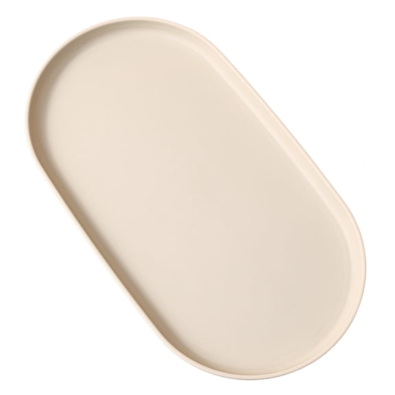 UNTERING Meal Tray Dessert Tray Stackable Oval Food Serving Tray Spit Bone Dish Snack Plate Reusable Food Plate For Kitchen Wedding Party