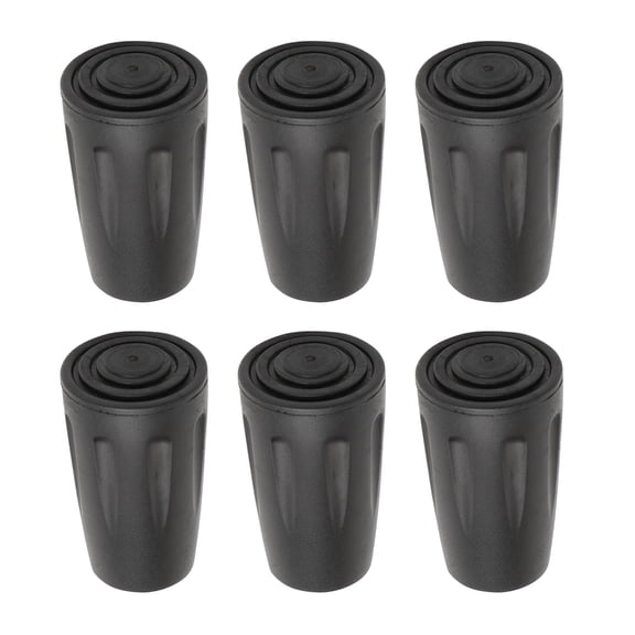 UNTERING Nonslip Walking Stick Pad Caps Hikings Stick End Bottom Crutch Tip Head Protectors Walking Stick Rubber Replaceable Tip