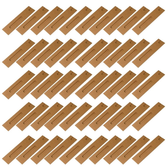 UNTERING Pen Box 50PCS Friendly Cardboard Pen Box Pencil Packaging Boxes Gift Boxes Ballpoint Pen Box Rectangle Pen Holder