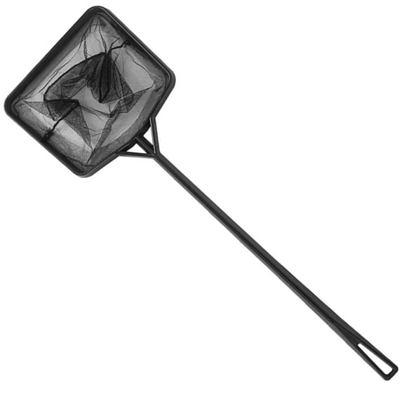 UNTERING Portable Long Handle Fishing Landing Net Square Aquariums Fish Tanks Fishing Landing Net Float Item Cleanning Tool