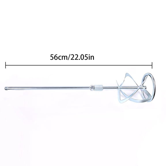 UNTERING Professional Mixing Paddle Galvanized Mixer Whisk Stirrer Compatible for Plaster Gypsum Adheives Concrete Cement