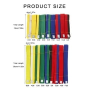 UNTERING Professional Taekwondo Belt Karate Double Wrap Martial Arts Stripe Sports Belt 180cm/280cm for Adults Children Kids