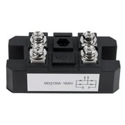 UNTERING Rectifier Bridge MDQ 150A 1600V Black Single-Phase Diode Bridge Rectifier 150A Amp High Power 1600V Good Heat Dissipation Great