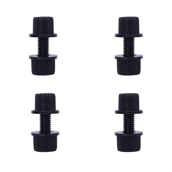 UNTERING Screw 4pcs Nylon License Plate Fasteners for Motorcycles Rustproof Screws Motorbike Mounting Hardware for Easy Install
