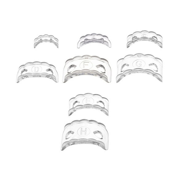 UNTERING Set of 8 Rings Size Adjuster Silicone Tightener Suitable for Loose Rings Comfortable Fit Sizer Jewelry Rings Accessories