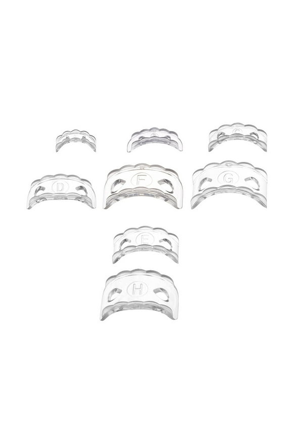 Set of 8 Rings Size Adjuster Silicone Tightener Suitable for Loose Rings Comfortable Fit Sizer Jewelry Rings Accessories