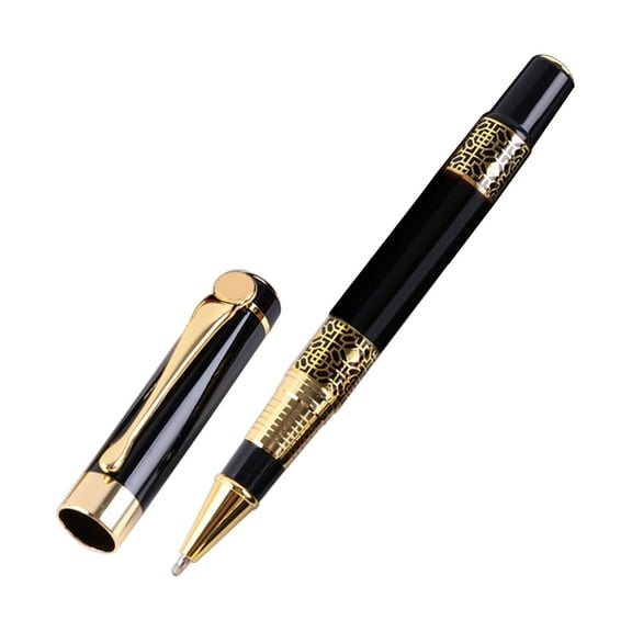 UNTERING Signing Pen Metal Wood Roller Ballpoint Pen Retro Fountain Pen Signature Writing Pen for Executive Office,Business,Women Men