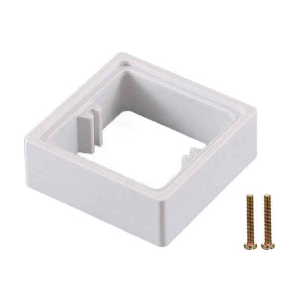 UNTERING Single Socket Spacer Electrical Outlet Box Extender Single Gang Box Extender with Screws for Living Room School Office