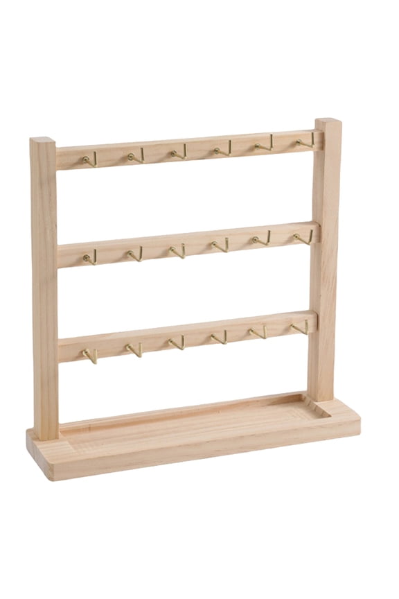 Space Saving Keychain Display Stand Practical Key Rings Exhibition Rack for Keeping Keychains Sorted and Accessible