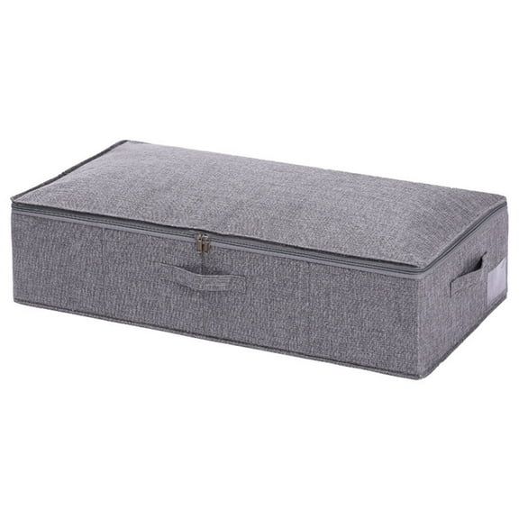 UNTERING Storage Box Quilt Bed Bottom Storage Box Fabric Folding Clothes Moisture-Proof Storage Box With Cover Large-Capacity Storage Box