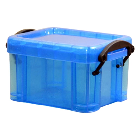 UNTERING Storage Box Small Plastic Box With Locking Lid Organizer Container For Jewelry Beads Small Crafts Items Accessories Home Office