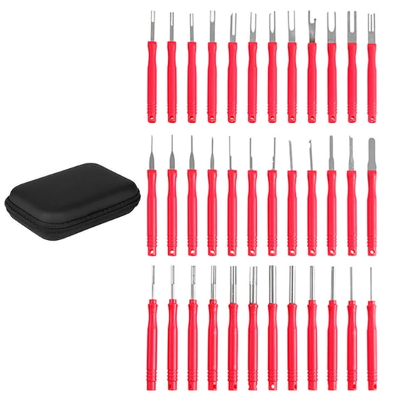 UNTERING Terminal Stripper Removal Tool Set, Ejectors for Car, Pin Extractor Tool Release Electrical Wire ConnectorPuller