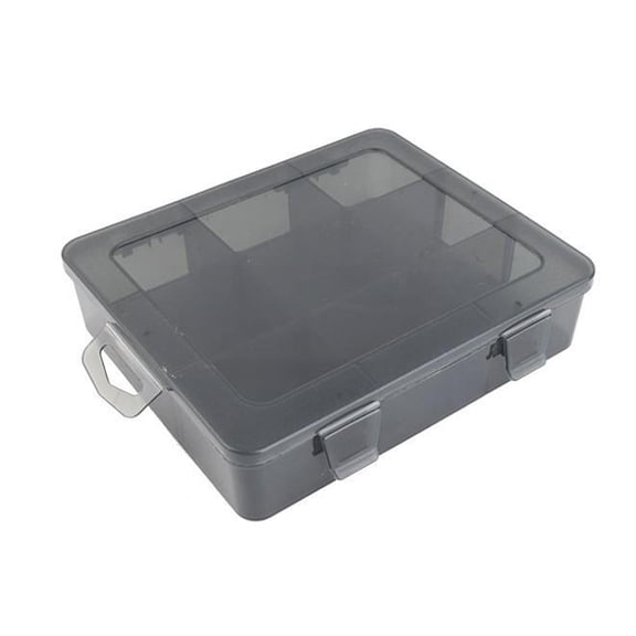 UNTERING Tool Box Small Parts 9/12/15/18/24 Compartments with Removable Dividers for Hardware Screws Bolts Nails Beads