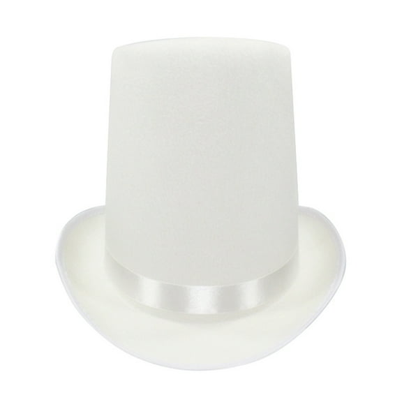 UNTERING Top Hat Colorless Western Short Brim Hat for Women Men Photo Props Western for Men Women Unisex Wear
