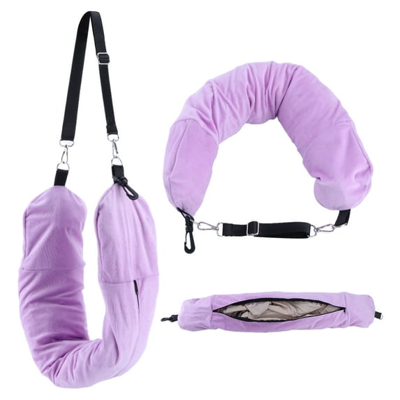 UNTERING Travel Neck Pillow with Clothes Stuffable Travel Pillow Stuffable Neck Pillow Fillable Neck Pillow for Airplanes Travel