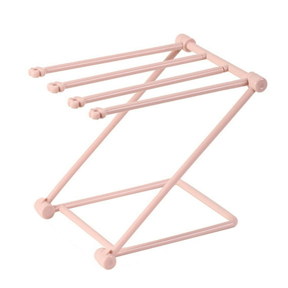 UNTERING Trend Foldable Display Rack Multifunctional Hair Bow Storage Vertical Display Shelf Desktop Storage Holder for Towel