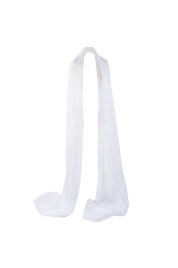 Wedding Train Bridal Neckerchief Cathedral Long Bridal Scarves Simple Wedding Ceremony Scarf for Bride and Evenings