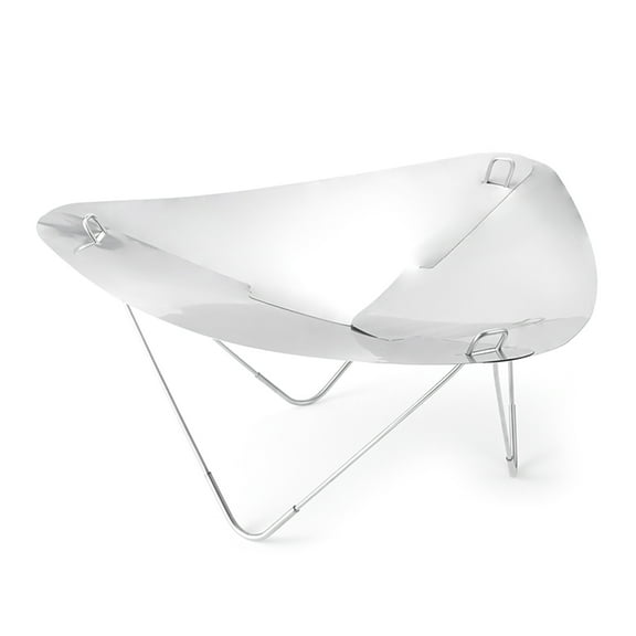 UNTERING Wooden Burning Firepits Stand Campings Campfires Rack Stainsless Steel Folding Stove Frame for Backyard