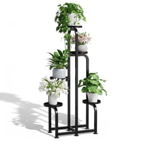 5 Tiers Metal Plant Stand Plant Shelf Heavy Duty Flower Stands Flower Pot Holder Plant Rack for Indoor Outdoor