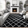 thumbnail image 1 of UNTIMATY 8'x10' Area Rugs for Living Room Bedroom, Black & White, 1 of 8