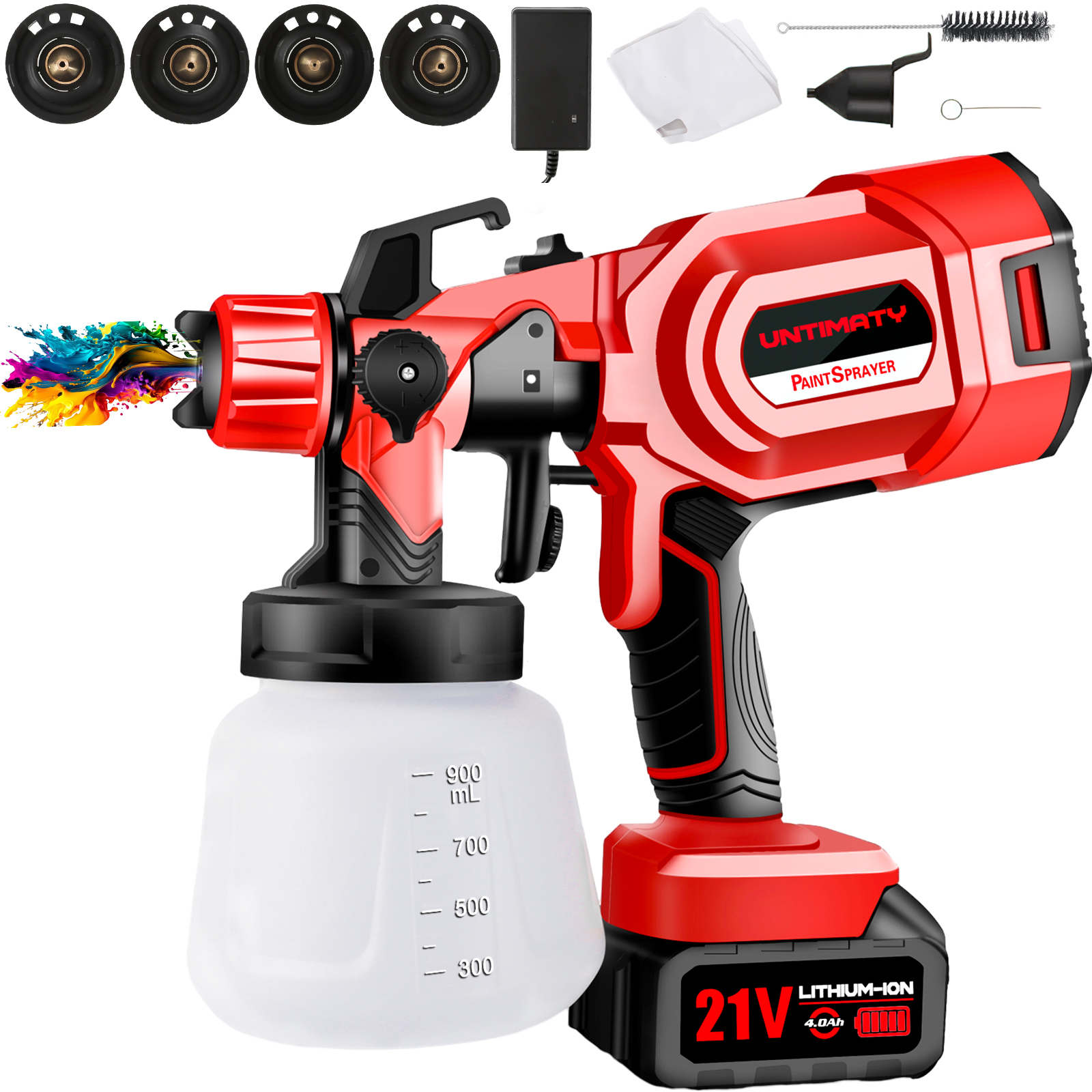 Krylon Colormaster Paint + Primer Spray Paint, Gloss, Black, 12 oz