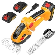 UNTIMATY Hedge Trimmer Cordless, 2 in 1 Handheld Electric Grass Trimmer , Trimmer for Bush,Tree, Garden, Patio and Lawn