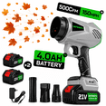 thumbnail image 1 of UNTIMATY Leaf Blower for Lawn Care 500 CFM 300K RPM Cordless Leaf Blower with 2 x 4.0Ah Battery, Charger, 4 Extension Tubes, Light Gray, 1 of 11