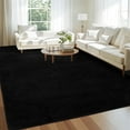 thumbnail image 1 of UNTIMATY Soft Low Pile Area Rug, 5' x 8' Modern Area Rugs for Living Room Bedroom Carpet, Black, 1 of 7
