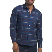 UNTUCKIT Andes Regular Fit Flannel Button Down Shirt Size Large