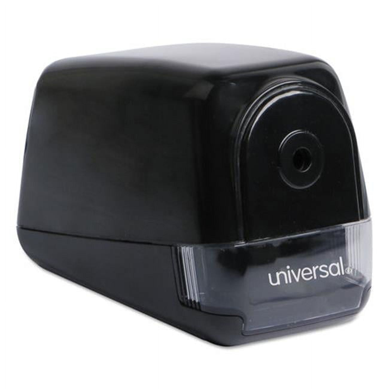 UNV Contemporary Design Electric Pencil Sharpener, Black