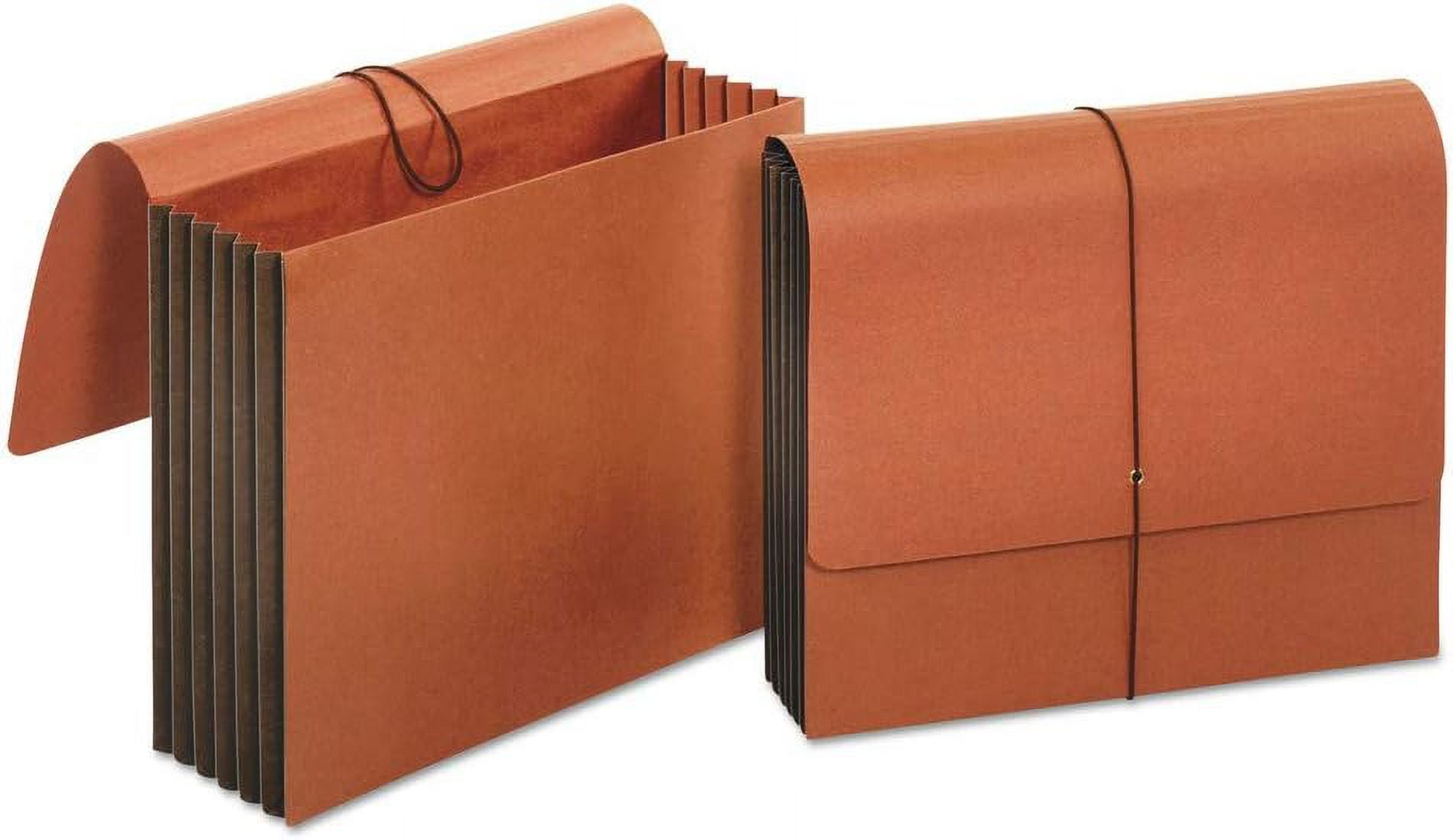 UNV13090 1 Section 5.25 In. Extra Wide Expanding Wallet With Elastic